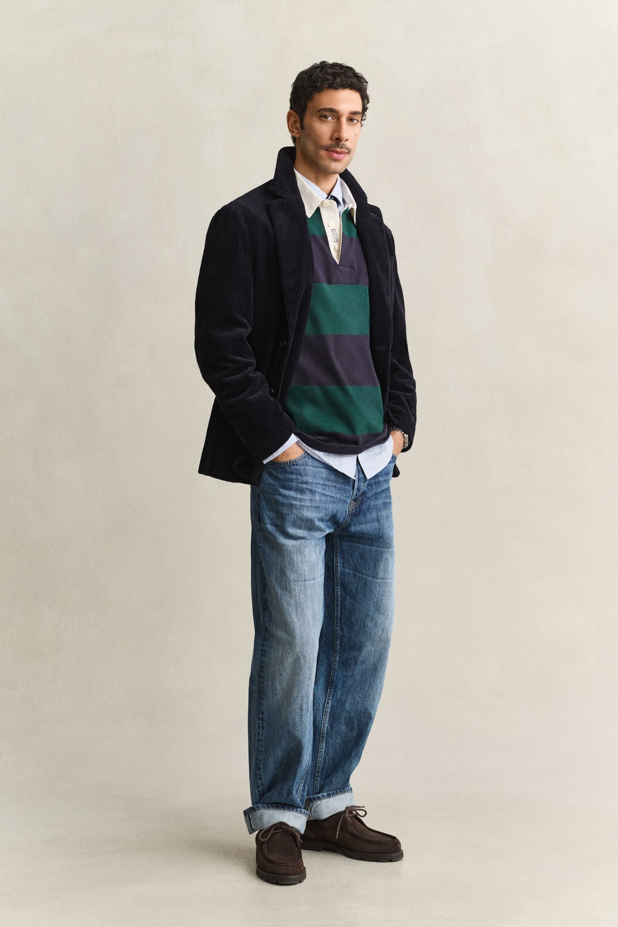 Striped Heavy Rugger