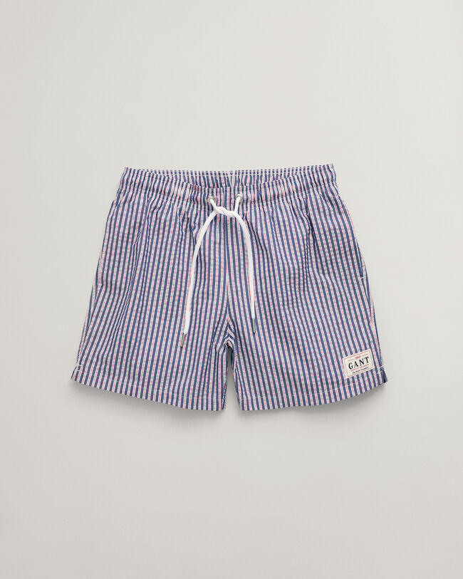 Seersucker Swim Shorts