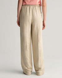Relaxed Fit Linen Blend Pull-On Pants