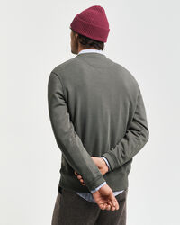 Embossed Crew Neck Sweatshirt