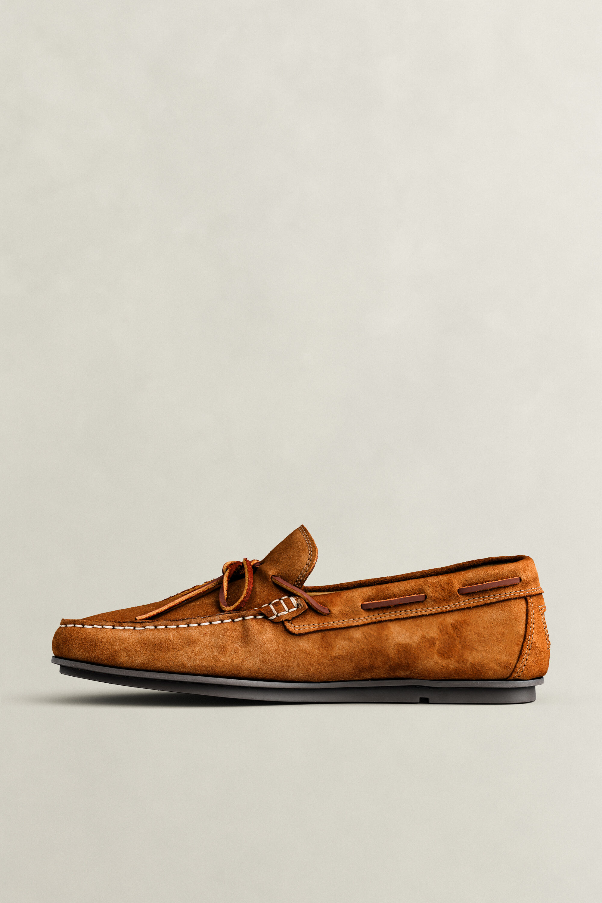 Wilmon Suede Loafers — COGNAC BROWN