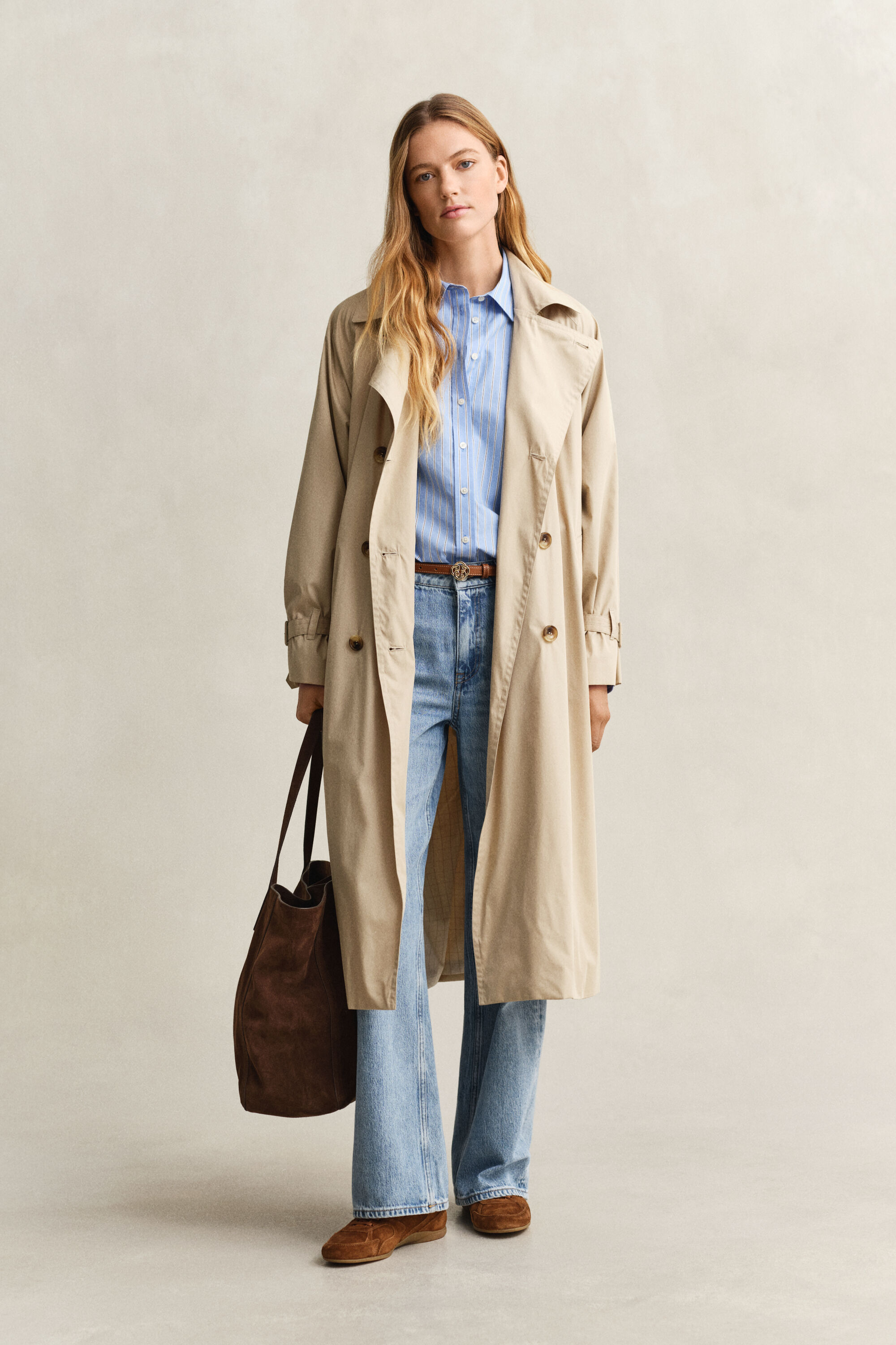 Regular Fit Classic Striped Poplin Shirt