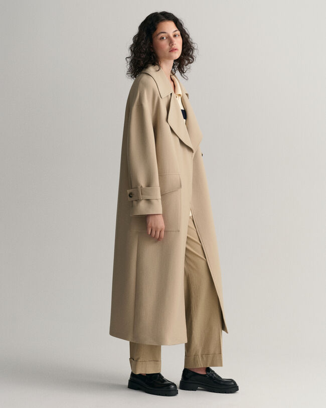Oversized Fluid Coat