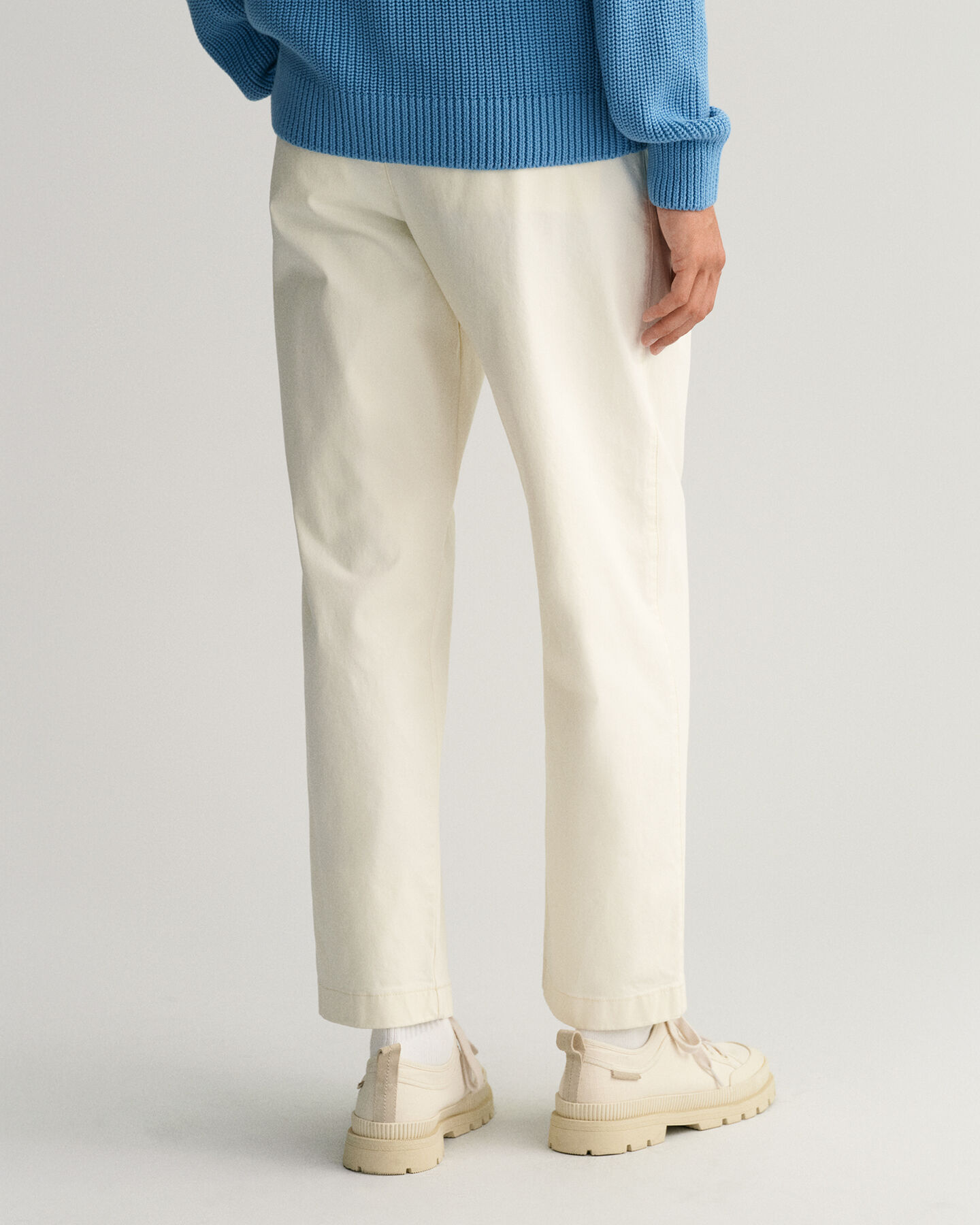 Relaxed Fit Pleated Chinos