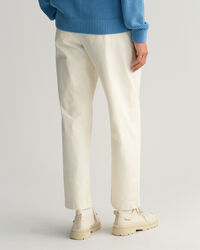 Relaxed Fit Pleated Chinos