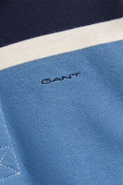 Teen Boys Striped Graphic Rugger — EVENING BLUE 1