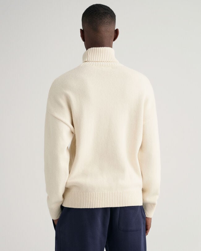 Crest Shield Rollneck Sweater