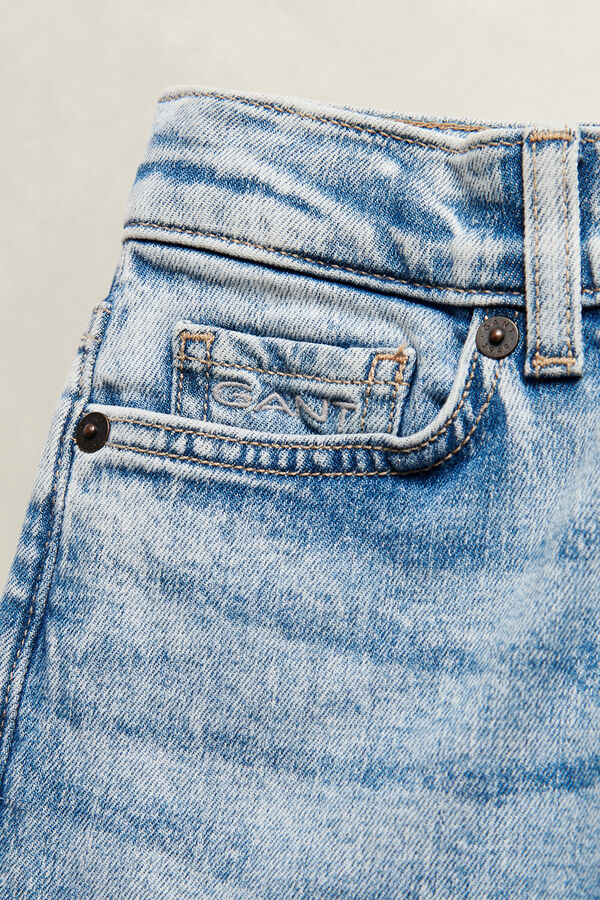 Teen Boys Straight Fit Jeans — BLEACH WASH