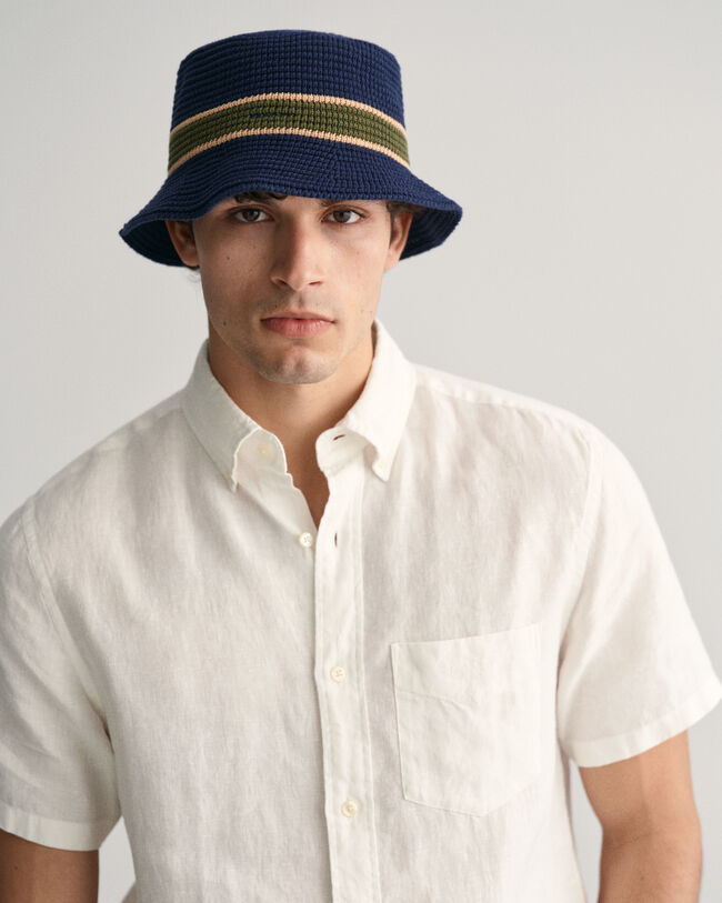 Regular Fit Linen Short Sleeve Shirt