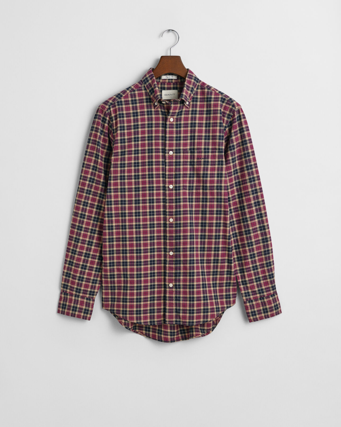 Regular Fit Checked Light Twill Shirt