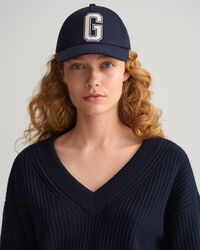 Cotton Ribbed V-Neck Sweater