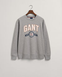 Retro Crest Crew Neck Sweatshirt