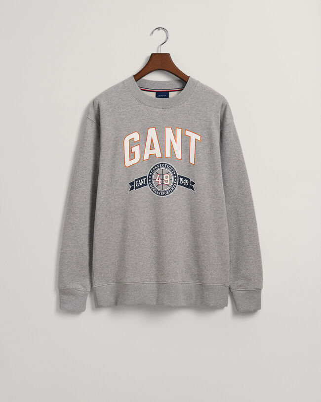 Retro Crest Crew Neck Sweatshirt