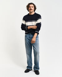 Striped Wool Crew Neck Sweater