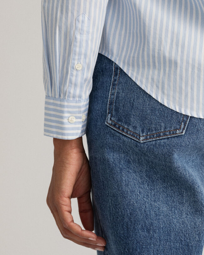 Regular Fit Striped Broadcloth Shirt