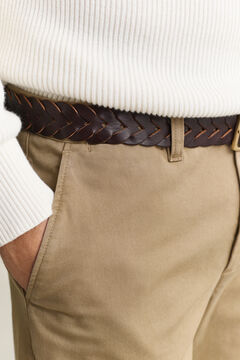 Slim Fit Comfort Chinos — LIGHT TAUPE 4