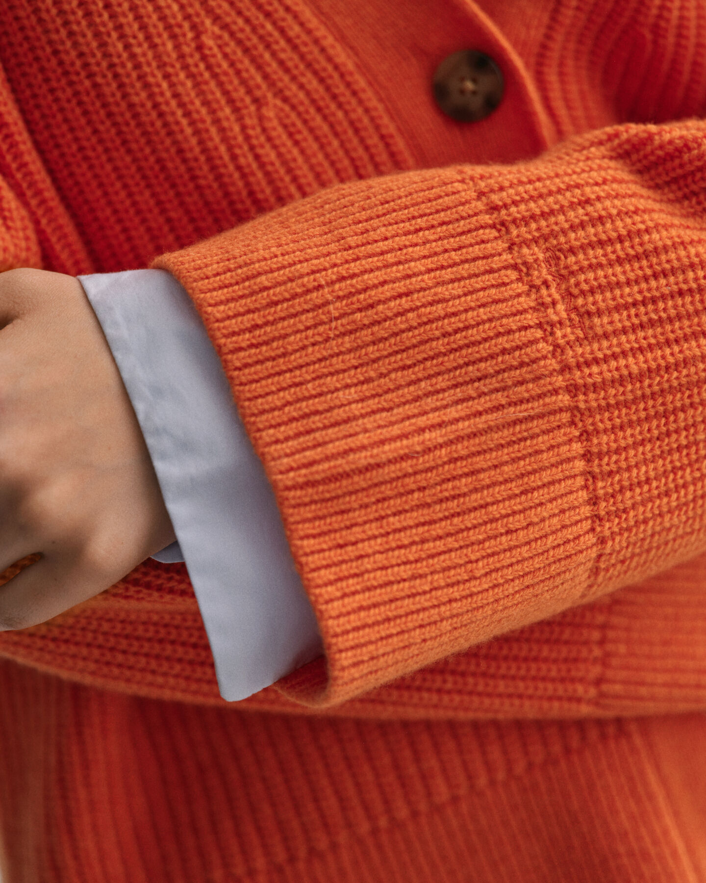 Ribbed Wool Cardigan