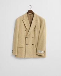 Relaxed Fit Nepps Herringbone Suit Jacket