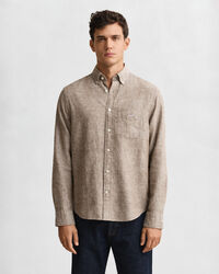 Regular Fit Cotton Linen Shirt