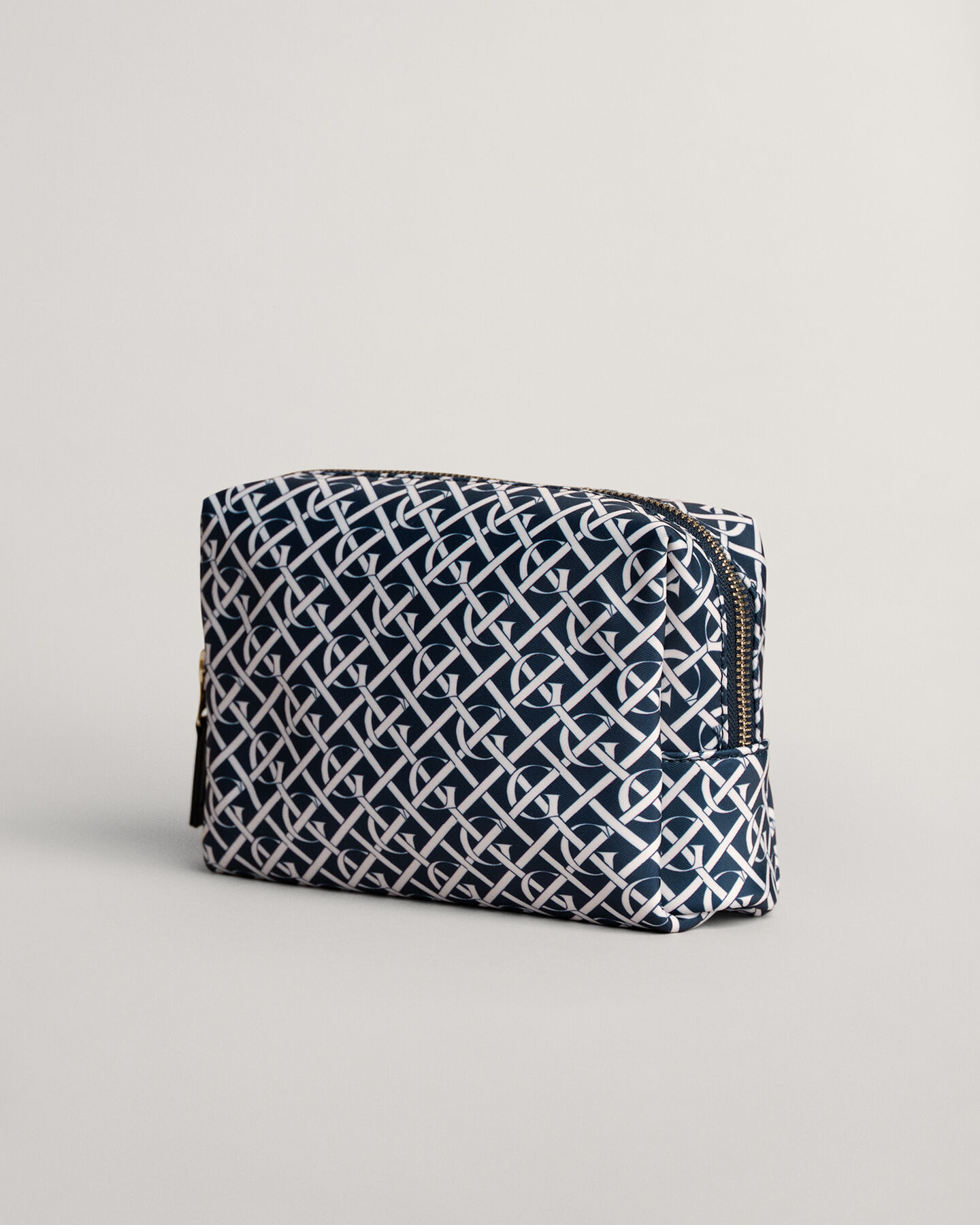 Monogram Print Makeup Bag