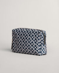 Monogram Print Makeup Bag