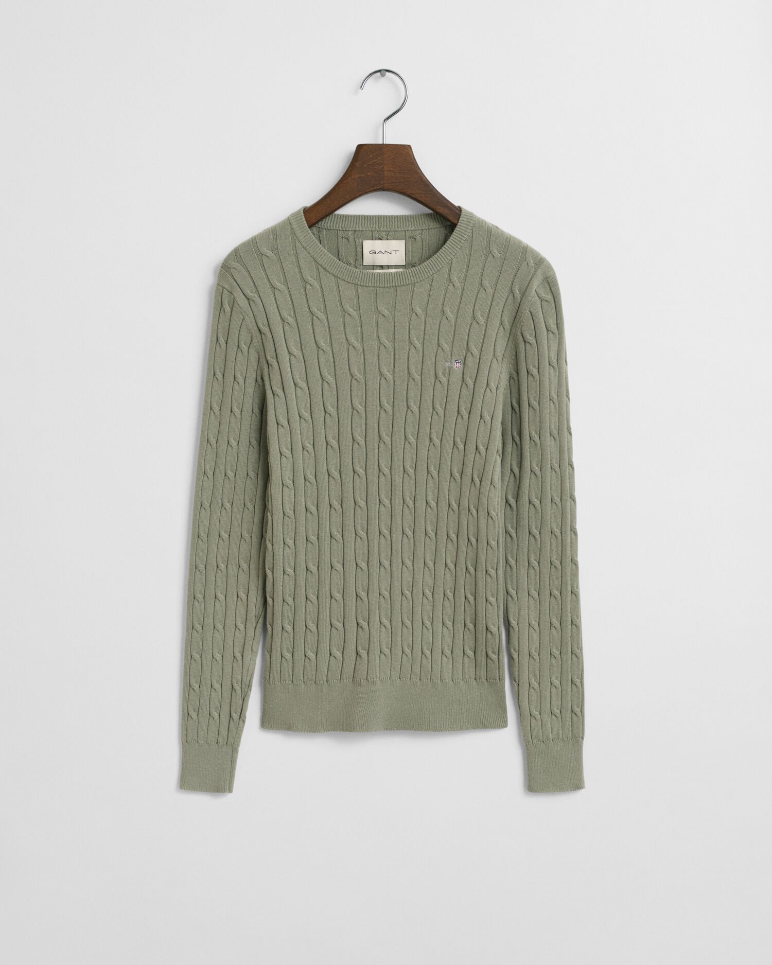 Cable Knit Crew Neck Sweater
