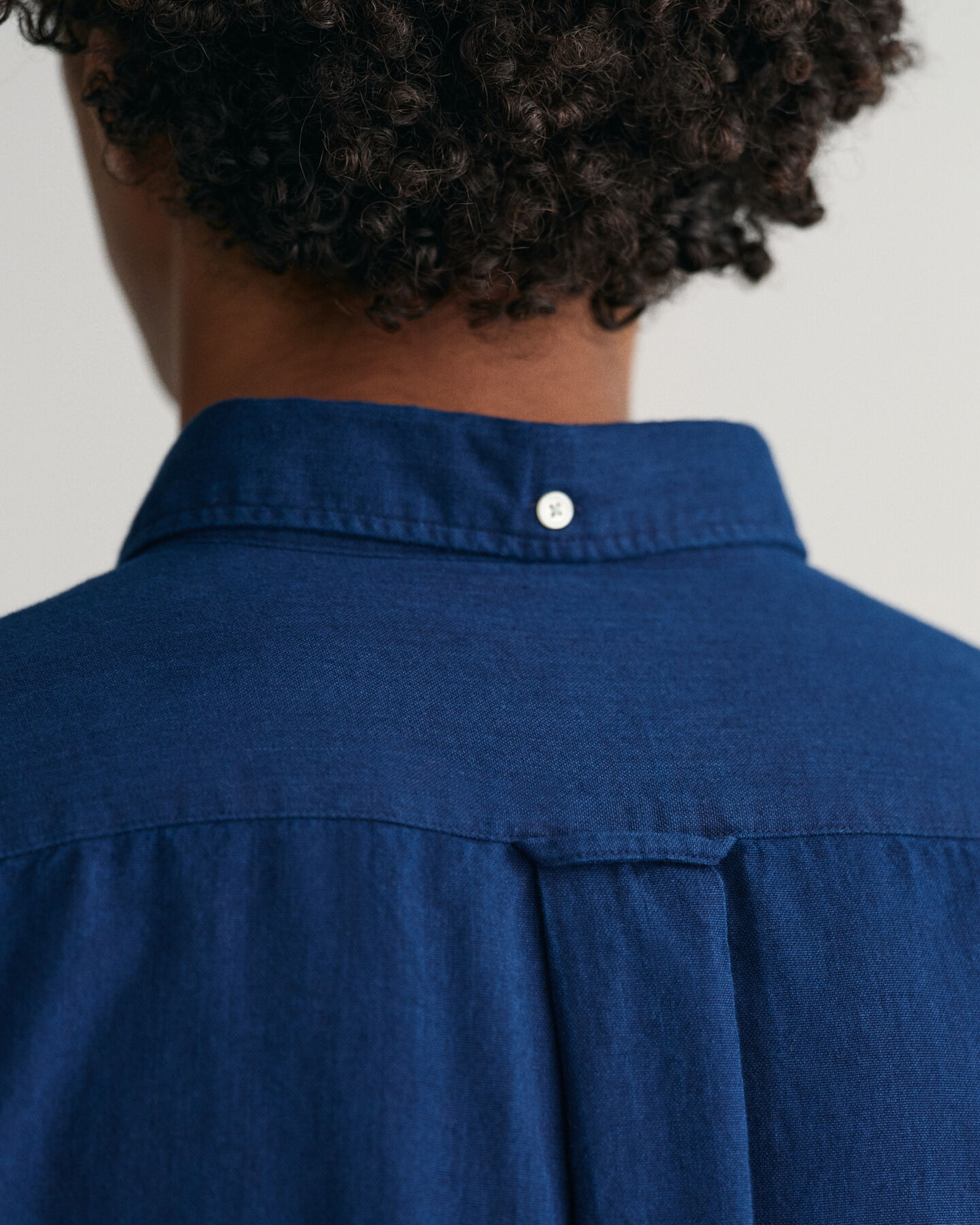 Regular Fit Indigo Oxford Shirt