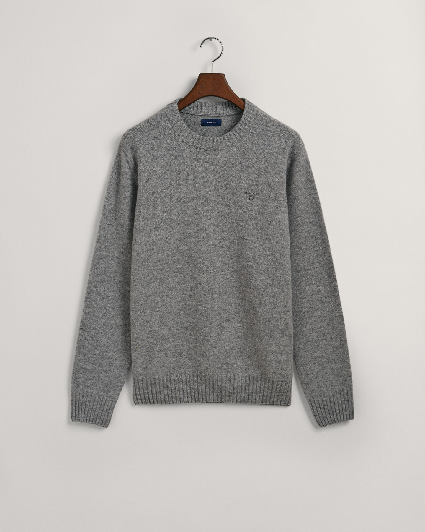 Brushed Wool Crew Neck Sweater