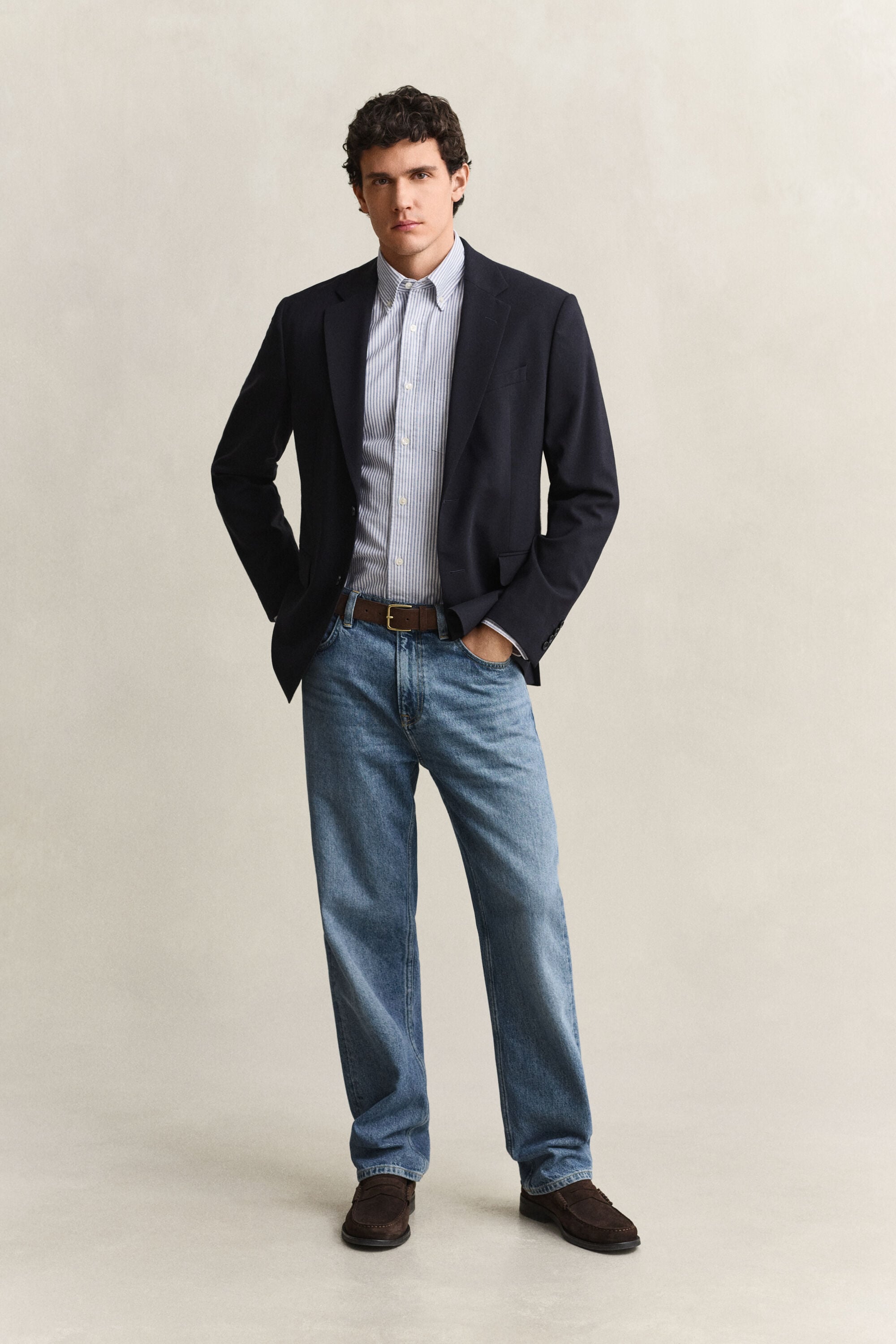 Classic Regular Striped Oxford Shirt