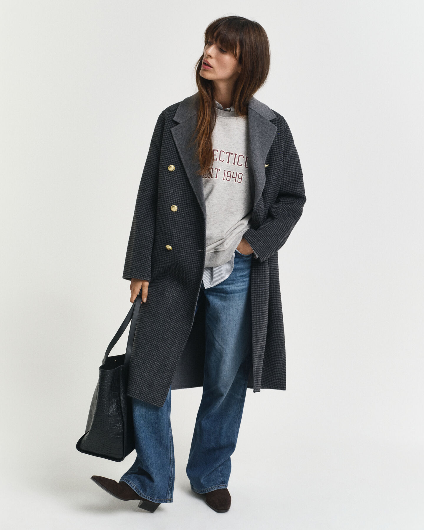 Printed Crew Neck Sweatshirt