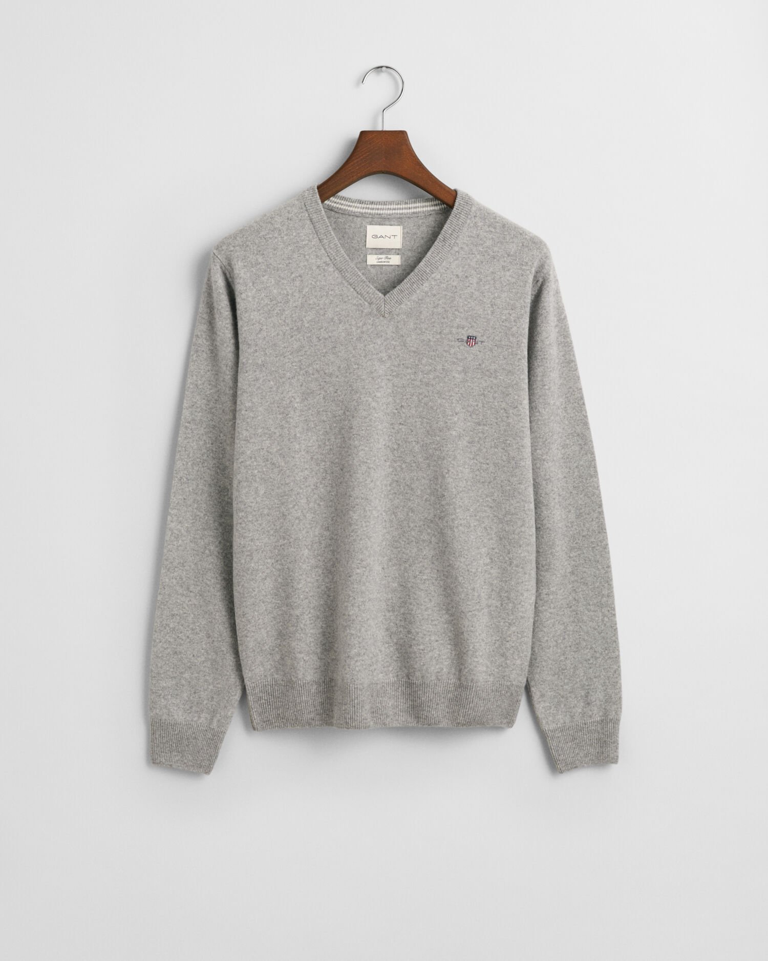 Superfine Lambswool V-Neck Sweater