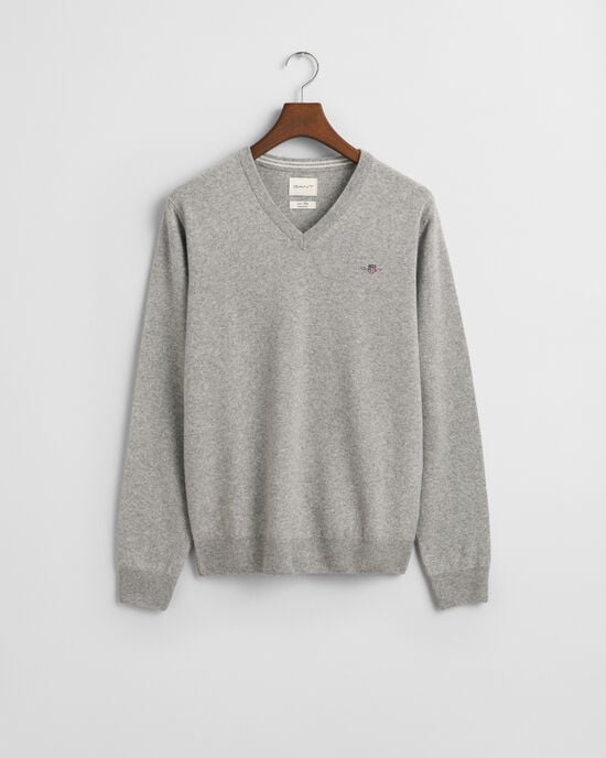 Superfine Lambswool V-Neck Sweater