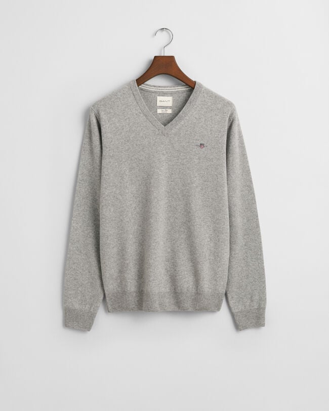 Superfine Lambswool V-Neck Sweater