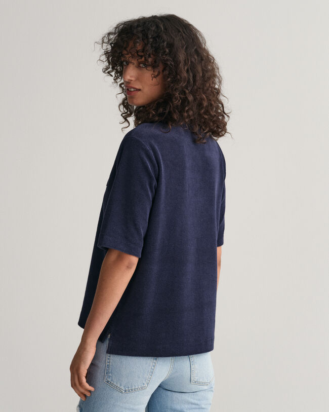 Terry Cloth Polo Shirt