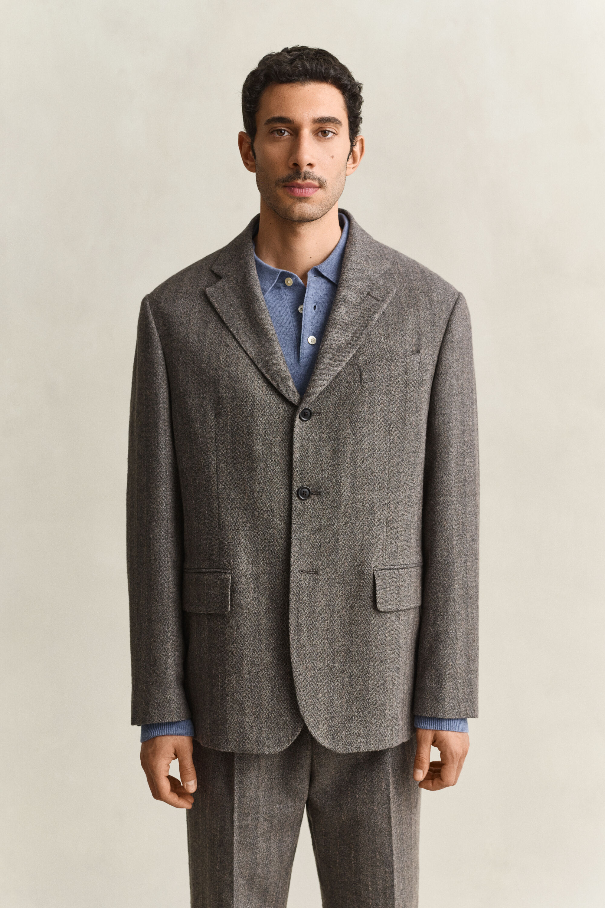 Pinstriped Suit Jacket