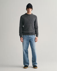 Wool Nepps Crew Neck Sweater