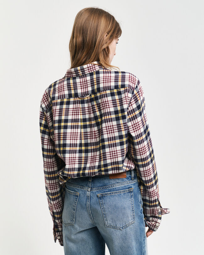 Regular Fit Plaid Flannel Shirt