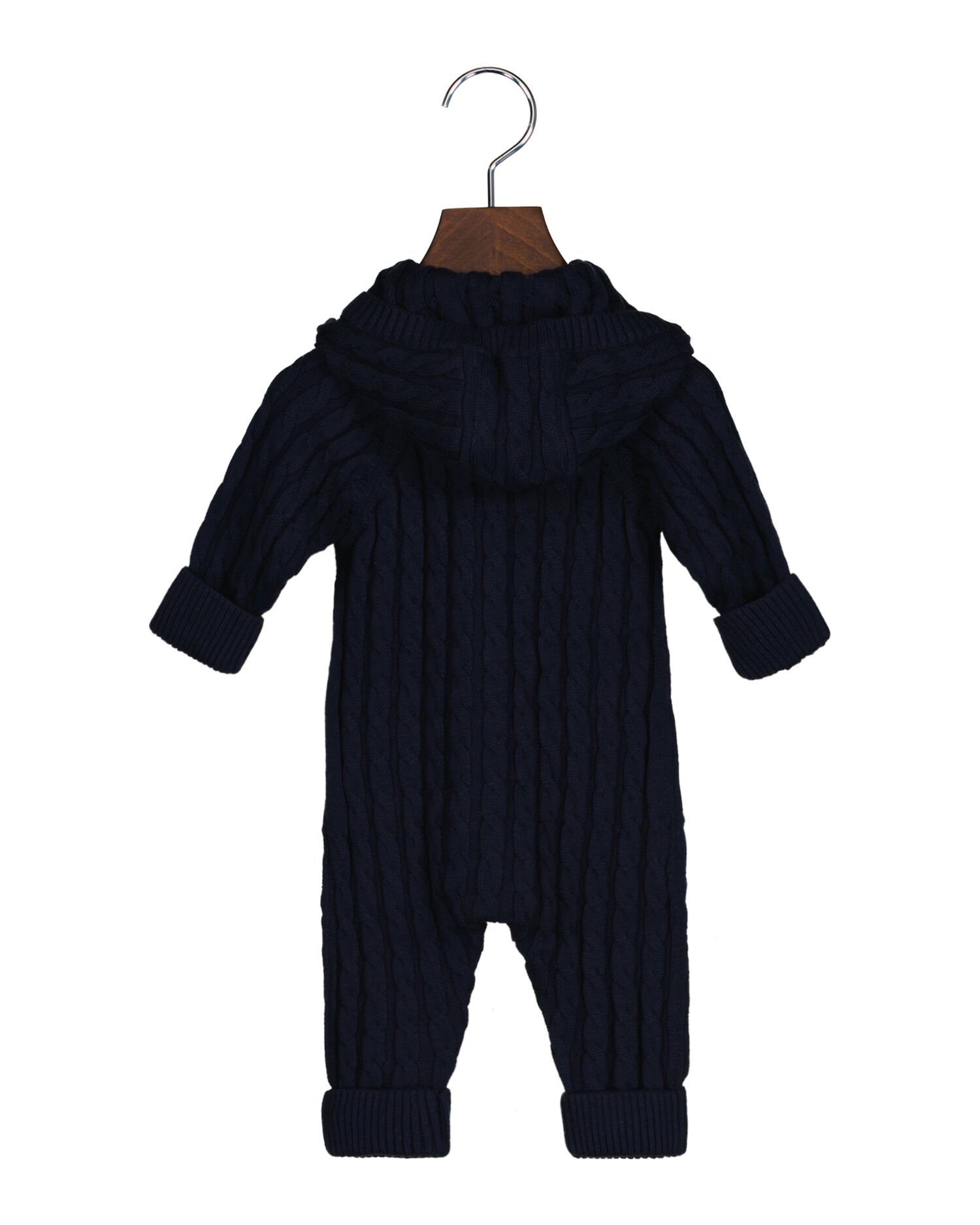 Baby Shield Cotton Cable Knit One-Piece