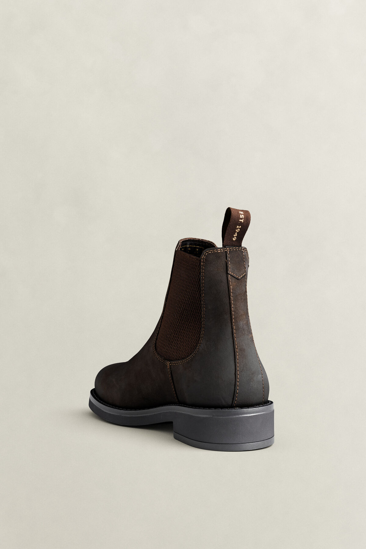 Prepdale Leather Chelsea Boots — DARK BROWN