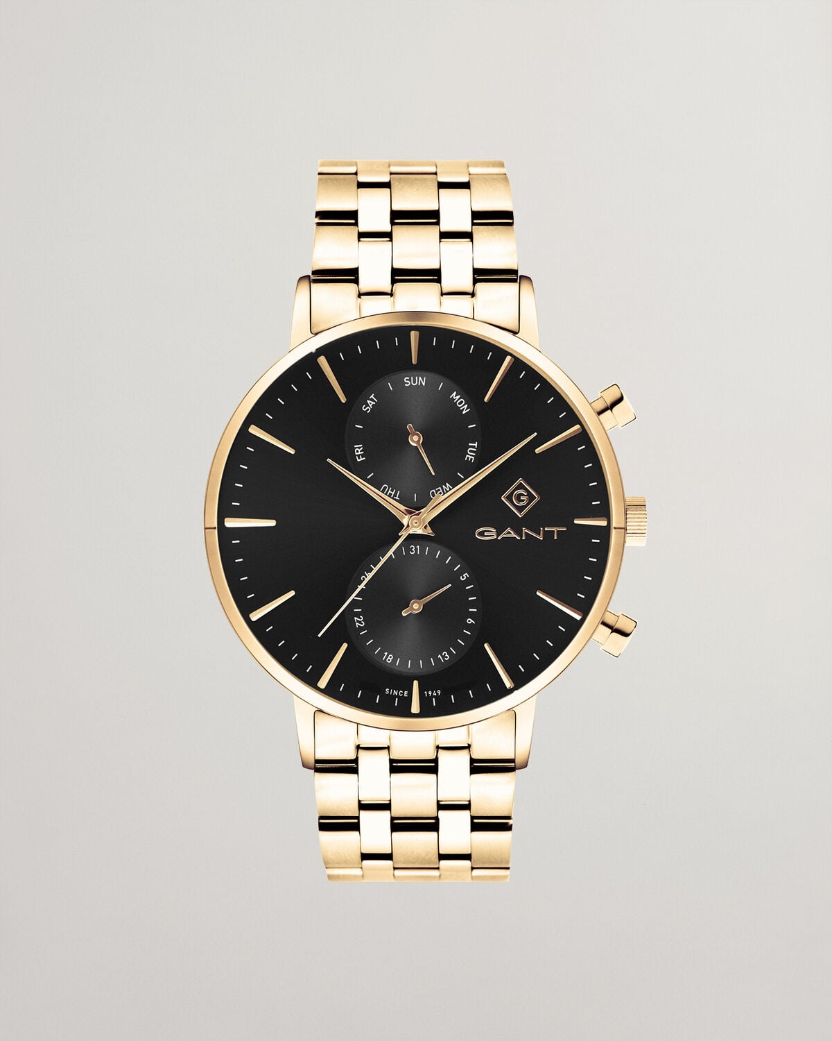 Park Hill Day-Date II Wristwatch — BLACK