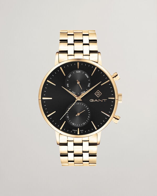 Park Hill Day-Date II Wristwatch — BLACK