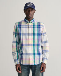 Regular Fit Seersucker Madras Shirt