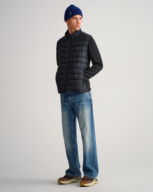 Mixed Media Light Padded Jacket