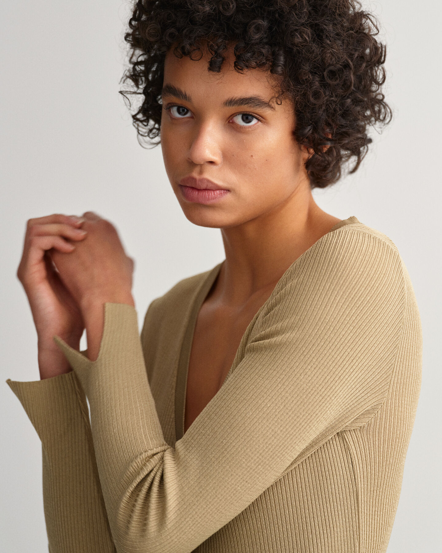 Ribbed Cardigan Dress