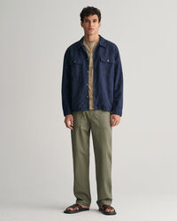 Regular Fit Cotton Linen Chinos