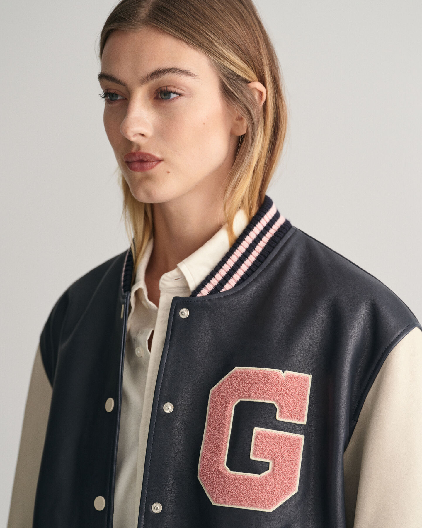 Leather Varsity Jacket