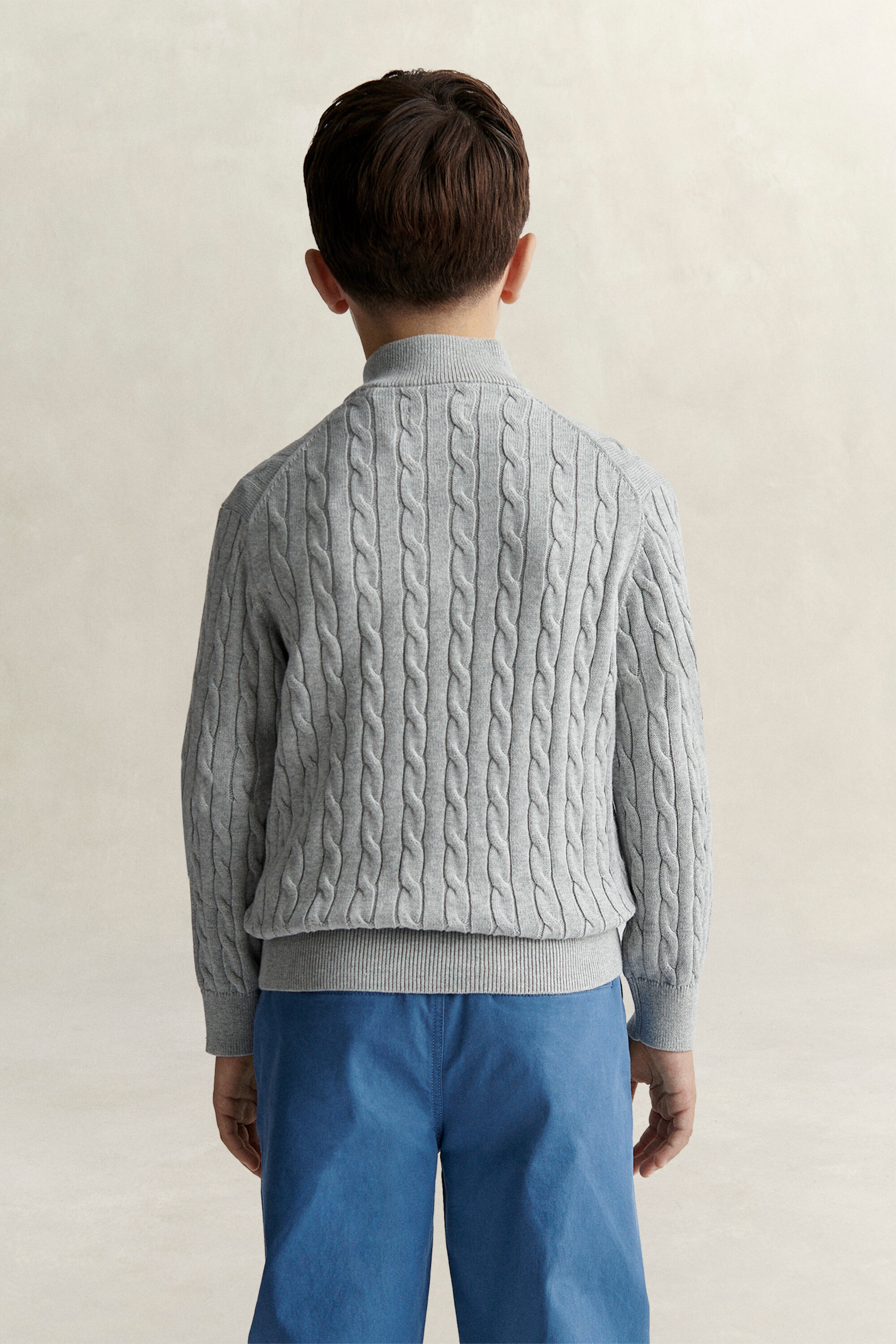 Teen Boys Shield Half Zip Sweater