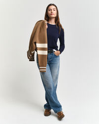 Fine Knit Crew Neck Sweater