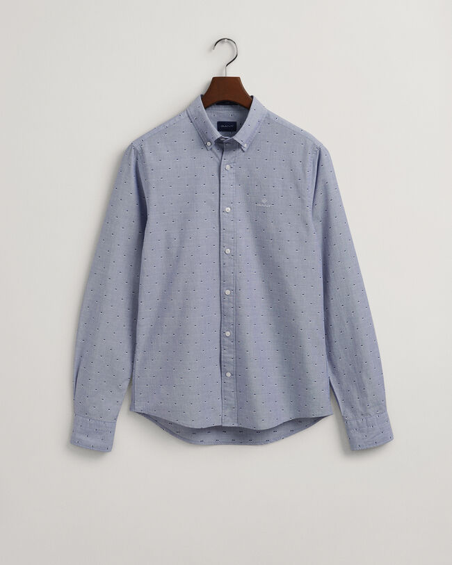 Slim Fit Dobby Dot Shirt