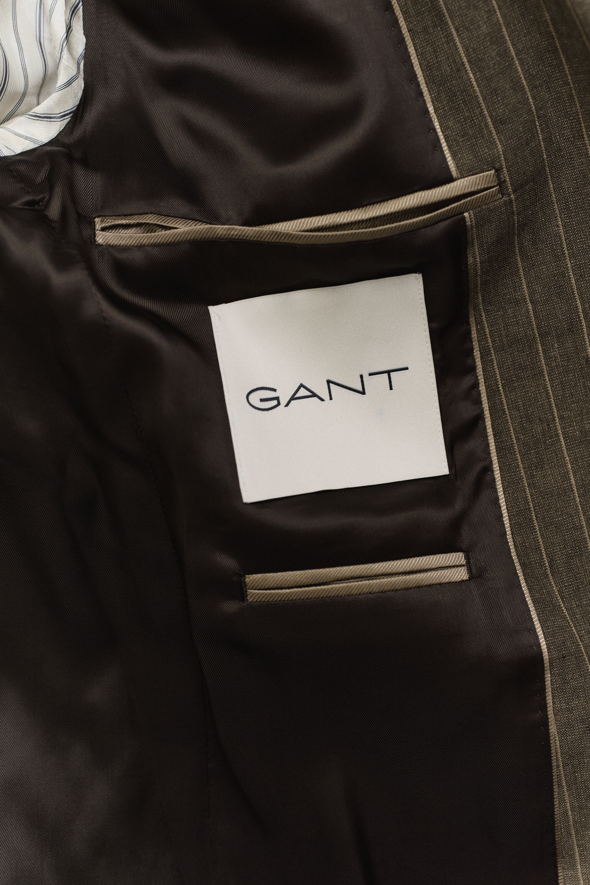 Pinstriped Suit Jacket